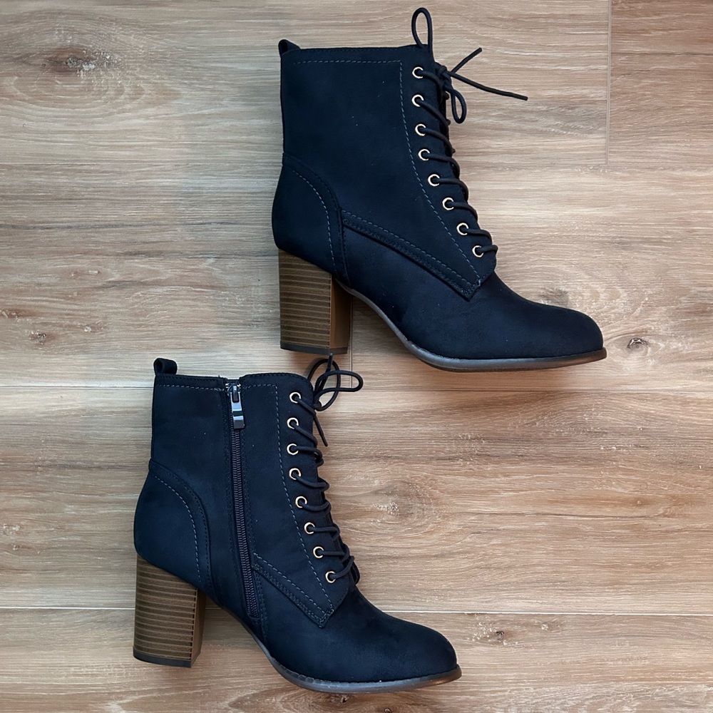 Brand New Lace Up Booties